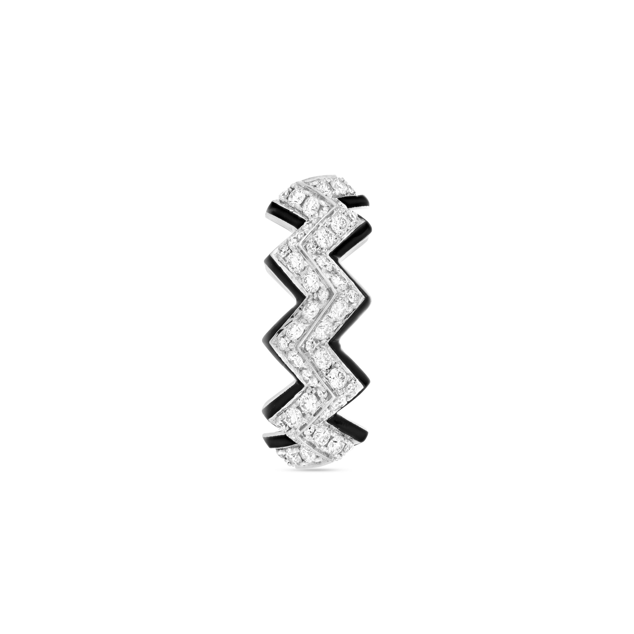 Shadow Zigzag Ring