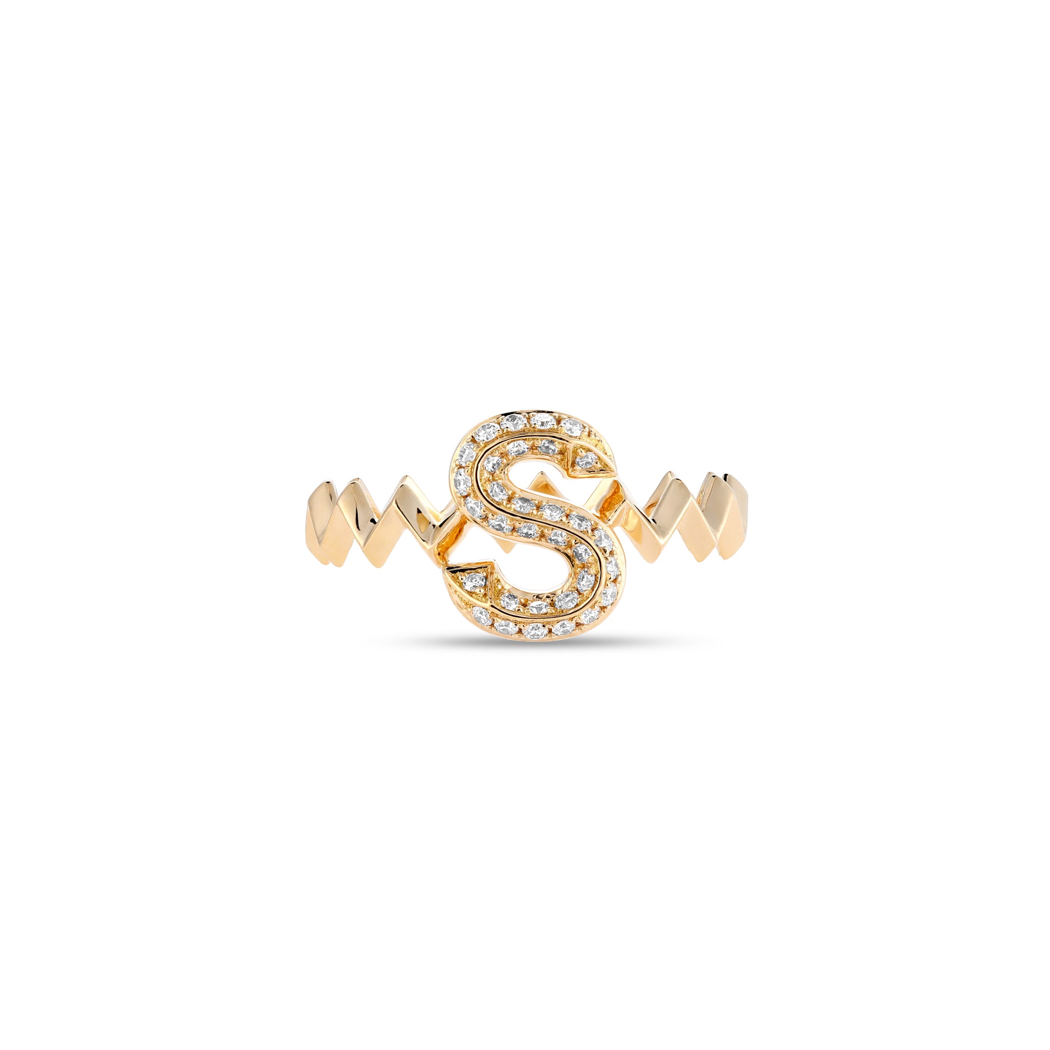 Zigzag Initial Ring